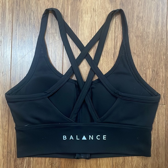 Balance Athletica / Vitality Revive Bra, Size Small, Black, Like New !! - Picture 2 of 5
